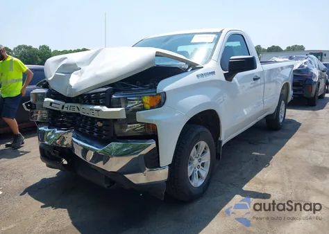 2021 Chevrolet Silverado 1500 2Wd Long Bed Wt from USA, damaged, VIN 3GCNWAEF6MG314289